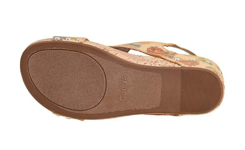 Image of Corkys Footwear Womens Carley Wedges, Featuring Corkys EVA Foam Cushioned Insoles, A 2.5 Inch Heel, Lightweight For All Day Wear, And Hook And Loop Closure