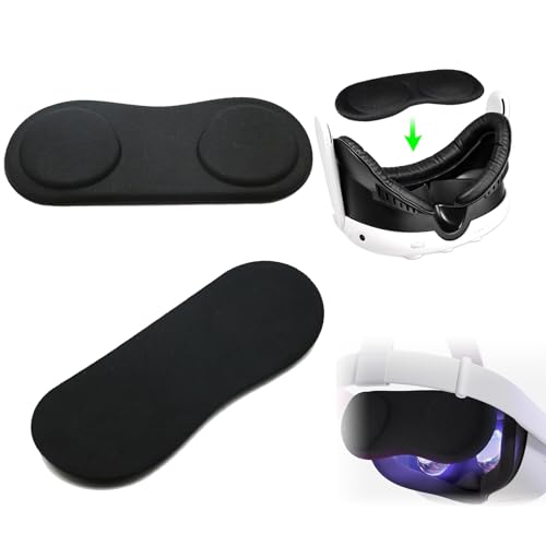 Pico 4 VR - Juego de 2 protectores de objetivo de 4 V, tela de terciopelo negro, cubierta antipolvo para gafas de realidad virtual cómoda, accesorios Pico 4, protección contra el polvo y los arañazos,