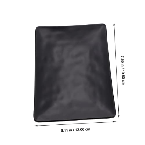 Plato rectangular reutilizable para sushi Lurrose 2 piezas miniatura 2
