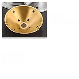 MoSundi Mini sartén de acero inoxidable con superficie antiadherente de panal para cocinar huevos y filetes de forma saludable, color negro, 16 cm