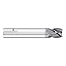 Fullerton Tool 92603 4mm 4 Flute Solid Carbide FC18 Single End Square End Mill