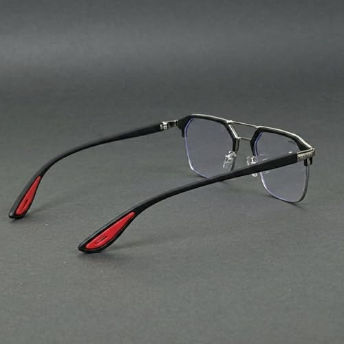 Image of GYNK Square Frame Sunglasses for Men | Premium Metal Frame Sunglasses | Fashion Eyewear for Driving, Travel, Riding, Outdoor Activities, Beach & Daily Wear