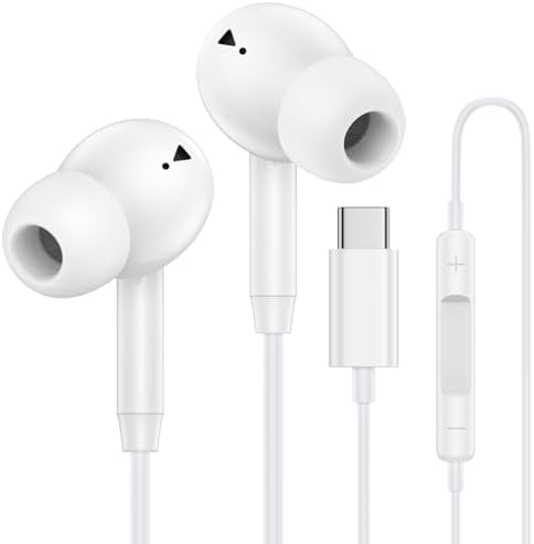 USB C Wired Earbuds Ear Buds for iPhone 17 16 Pro Max 16e 16 Plus 16Pro 15 Pro Max 15 Plus 15Pro 15 USBC in-Ear Headphones Wired Type C iPhone 16 Earbud Earphones Headsets with Microphone for Samsung USB C Wired Earbuds Ear Buds for iPhone 17 16 Pro Max 16e 16 Plus 16Pro 15 Pro Max 15 Plus 15Pro 15 USBC in-Ear Headphones Wired Type C iPhone 16 Earbud Earphones Headsets with Microphone for Samsung