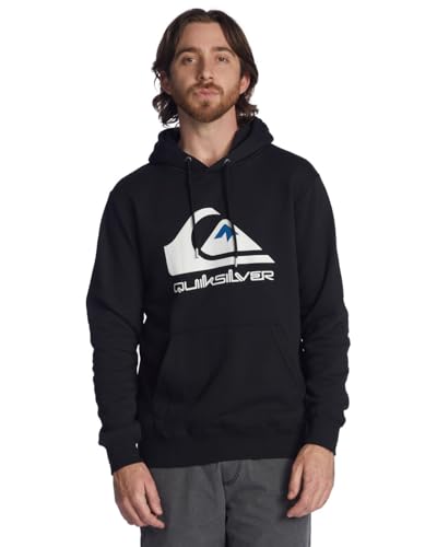 Quiksilver Big Logo - Sudadera con capucha para hombre
