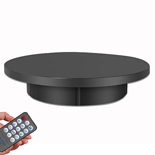 Professional Electric Turntable Motorized Rotating Stand with Remote Control, for Photography, 150kg/330lb Capacity, Automatic Revolving Platform, for 360 Degree Images, Product Display