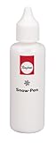 Rayher Snow-Pen, schneeweiß, Flasche 50 ml, Strukturpaste, Schneepaste zum Basteln...