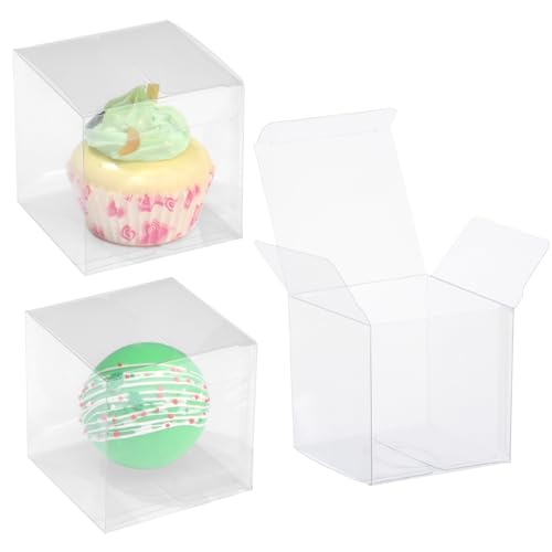 TEMLQPACK Clear Hot Chocolate Bomb Boxes