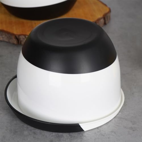 4. Bild von Excellent Housware Rührschüssel Set 3,5 & 2,0 Liter - Schüsseln mit Stoppboden für sicheren Halt - Schüsselset zum Mischen & Verrühren - Schüssel Teigschüssel Kochschüssel