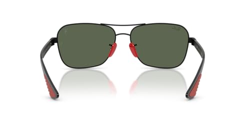 Ray-Ban RB8336M Sunglasses, Matte Black/Dark Green, 58 mm - image 4