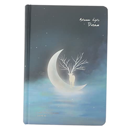 LOLIPPYY 夜光星空ノートブック おしゃれな彩ページ日記帳 厚手紙質で書きやすい 旅行記録やスケッチ用便利ジャーナル