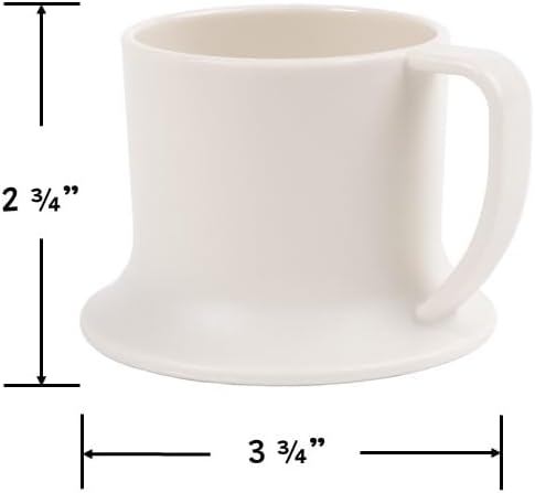 Miniatura 3 de Vaso para niños, taza de té y taza para niños pequeños  Juego de 3 tazas aptas para lavavajillas y microondas  3 tazas de base ancha para niños