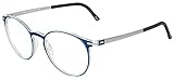 Sin Polarizar Silhouette Gafas de Vista TITAN ACCENT FULLRIM 2906 BLUE SILVER 49/18/0 unisex