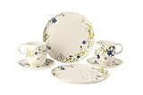 Premium Bone China Rosenthal 10530-405108-28598 Brillance - Fleurs des Alpes - 6-teiliges Set