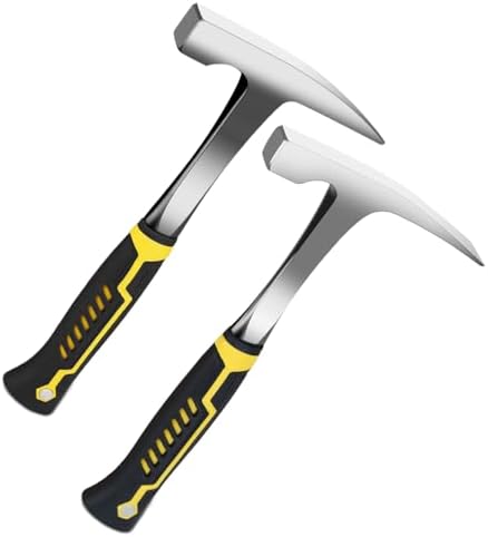 22-ounce Brick Hammer with Shock Absorbing Handle, Flat Head and