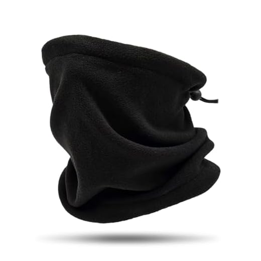 flintronic Cache Cou Elastique pour Homme et Femme, Tour de Cou Coupe-Vent et Respirant, Polaire Cache-Cou Écharpe, Respirante Vélo Masque Cache Couvre pour Sports Cyclisme Ski Randonnée