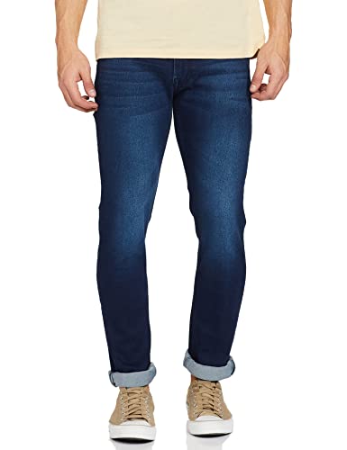 Pepe Jeans Men Slim Fit Jeans(PM206796A263_Dark 1_30)