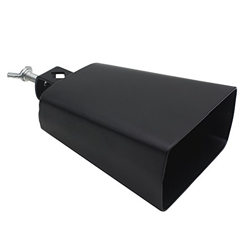 Instrumento de percussão de sino de ferro de 5 polegadas com badalo para conjunto de bateria acessór