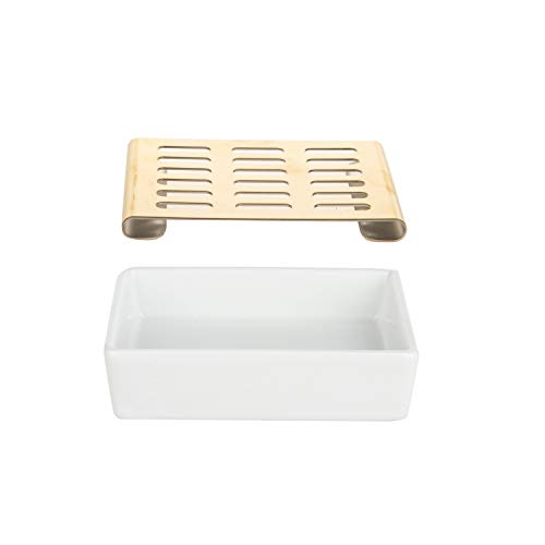 Imeea Gold Soap Dish Sus304 Stainless Steel Gold Soap Holder For Bathroom Shower #TOP5