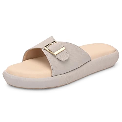 Image of Centrino Women's Sandals | Elegant Stylish Slip-On Chappals for Ladies |Lightweight & Breathable Slippers /Flip-Flops| Durable Outdoor Synthetic Casual Wear,Party and Formal Occasions(9322)