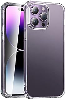 Melomon Case Compatible with iPhone 14 Pro (6.1"),[ Anti-Scratch],Shockproof Bumper Cover,Ultra Clear Hard PC Back,Soft TPU Bumper Protective Cover for iPhone 14 Pro