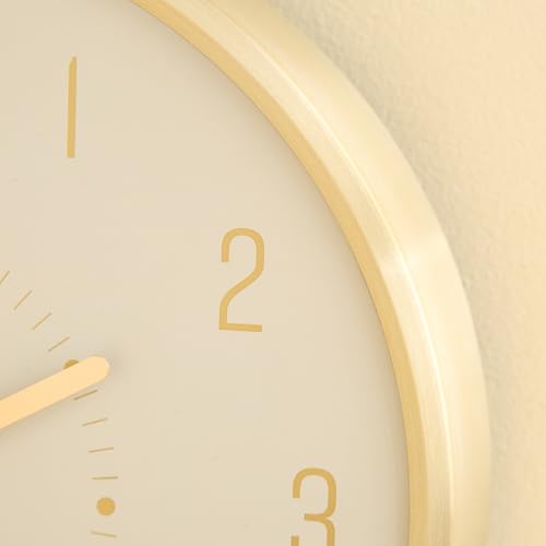 Image of Home Centre Casablanca Glimmer Aluminium Cuckoo Wall Clock - 29cm