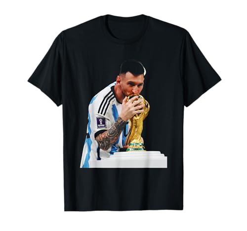 Image of Lionel Messi Argentina Wins 2022 Qatar Football World Cup T-Shirt