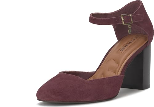 Escarpins Kanira femme couleur canneberge pointure 41 avec talon bloc confortable