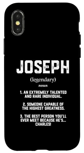 Joseph Definition Funny Talented Great Joe Cosplay Josephs �X�}�z�P�[�X iPhone X/XS �p