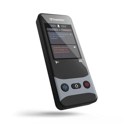 Energy Sistem AI Translator - Traductor portatil (160 Idiomas Online y 21 Offline/Traducción de fotografías/Traducción por Voz/Tasas de Cambio)