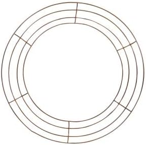 Forma de coronamarco de metal dorado de 14 pulgadas, paquete de 2