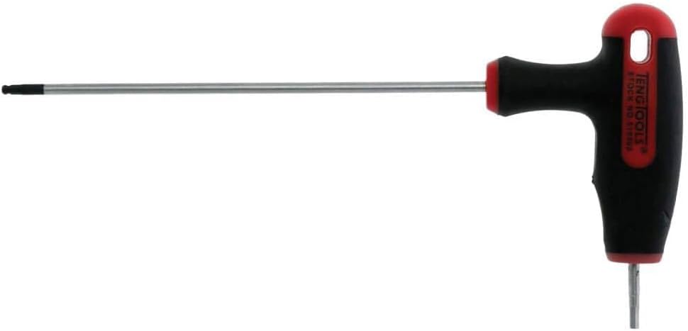 Teng Tools 12mm Metric Ball Point End T-Handle Hex Key Driver - 510512, Silver