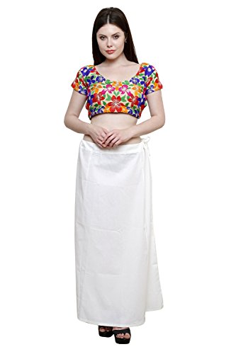 Image of Pistaa combo of 3 Women's Cotton Best Indian Readymade Inskirt Saree petticoats