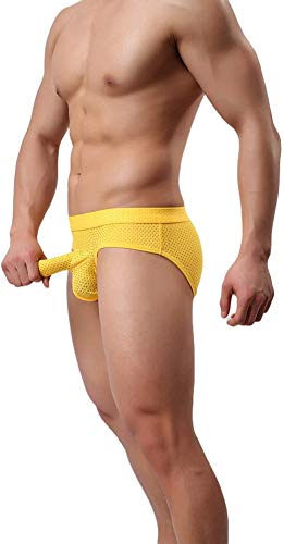 Naturemore Men's Sexy Elephant Nylon Underwear Briefs Guns Separation Trunk3