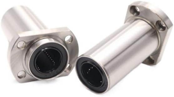 Linear Motion Ball Bearings Guided Oval Flange Bushing LMHP6/8/10/12/13/16/20/25/30/40/50/60UU CNC Parts Bearing(LMHP10UU 10x19x29mm)