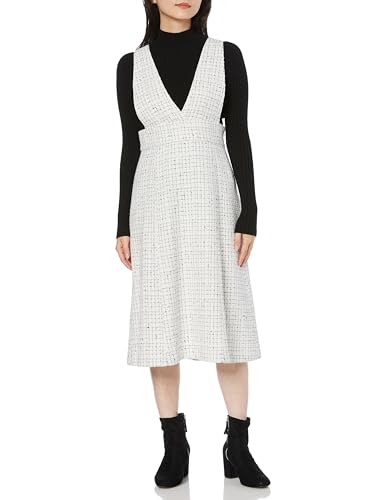 [レッセパッセ] カジュアルドレス ﾂｲｰﾄﾞｼﾞｬﾝﾊﾟｰｽｶｰﾄ レディース ｱｲﾎﾞﾘｰ