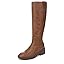 Dark Honey Brown Faux Leather