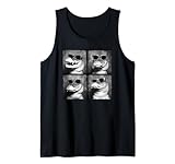 Funny Crocodile in Sunglasses Quirky Alligator Funny Gator Tank Top