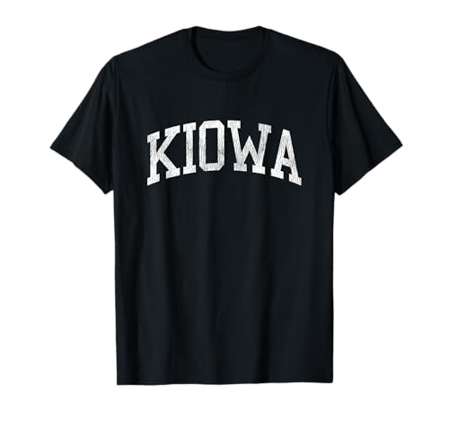 Kiowa Colorado CO Vintage Athletic Sports Design T-Shirt