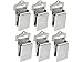 WALL CLIPS FOR RUG HANGING AND ANIMAL HIDE HANGING (Pack of 6) RUG GRIPPERS/RUG CLIPS /RUG HANGERS FROM WISE LINKERS