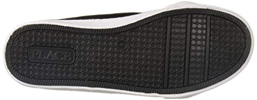 The Children's Place,Baby-Boys,Mid Top Sneaker,And Toddler Uniform Hi Top Sneakers,Black,6 Big Kid #TOP3