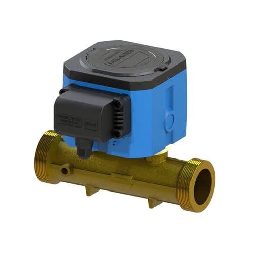 Medidor de agua ultrasónico DN15 digital con sensor de flujo de cobre