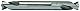 KS Tools 332.0908 HSSE Doppelend-Schweißpunkt-Bohrer, 8mm