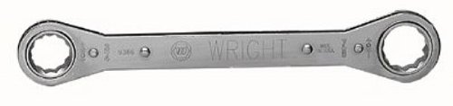Wright Tool 9390 12 Point Nominal Size Ratcheting Box Wrench, 1" x 1-1/16"