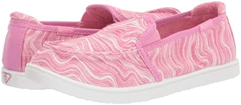 Roxy Girls Minnow Slip on Sneaker Shoe, Pink/White Exc, 13 Little Kid | Image 6