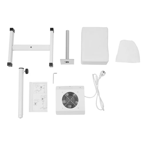 Tabouret de salon pour manucure en PVC robuste et hauteur modulable - 8