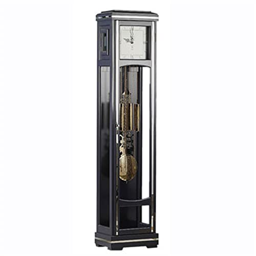 SJDPZ69KJ Decor Wood Grandfather Clock Floor with Chime Home Furnishings Adjustable Volume Digital Standing Clocks for Office