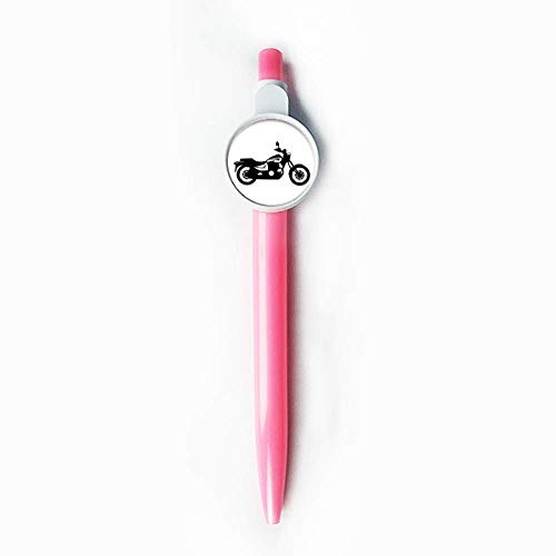 Stylo à bille rétractable moto mécanique noir pour éviter les fuites d'encre
