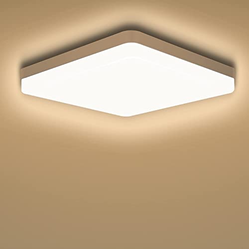 LED Deckenleuchte 36W, Gxfcyffs 4000K 4250LM Deckenlampe Led für Lampe Wohnzimmer, Schlafzimmer, Küchenlampe, Flur, Balkon, Esszimmer, Warmweiße Deckenleuchte Led Cover