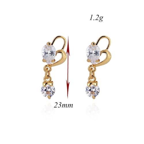 Boucles d'oreilles en Or 14K et améthyste violette pour femme