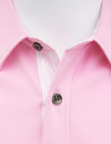 Boys Stretch Mulit-Use Dress Shirts Wrinkle Free Long Sleeve Button Down Shirts Formal Wedding Prom Shirts4